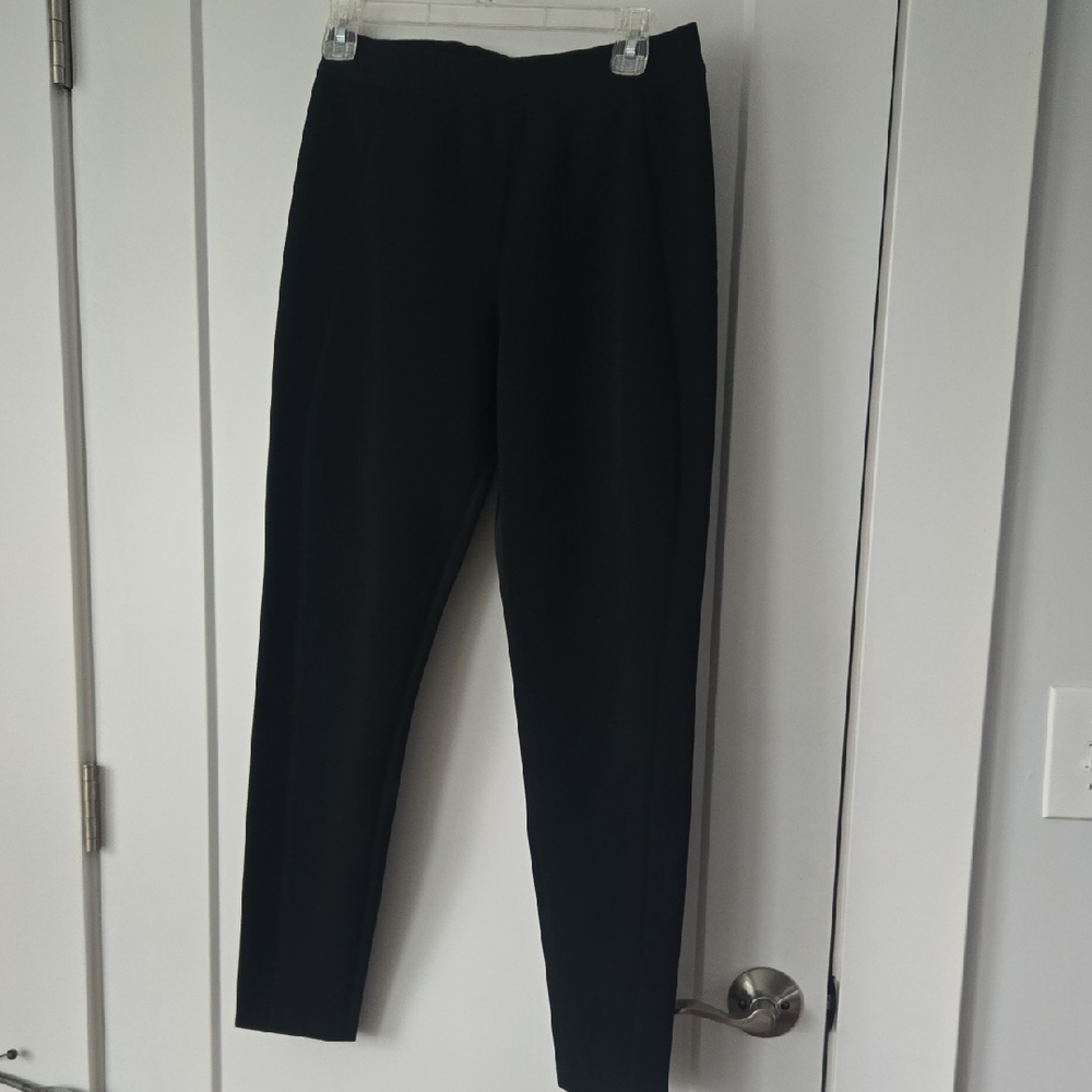 Elie Tahari Black Track Pants Slim Fit Joggers